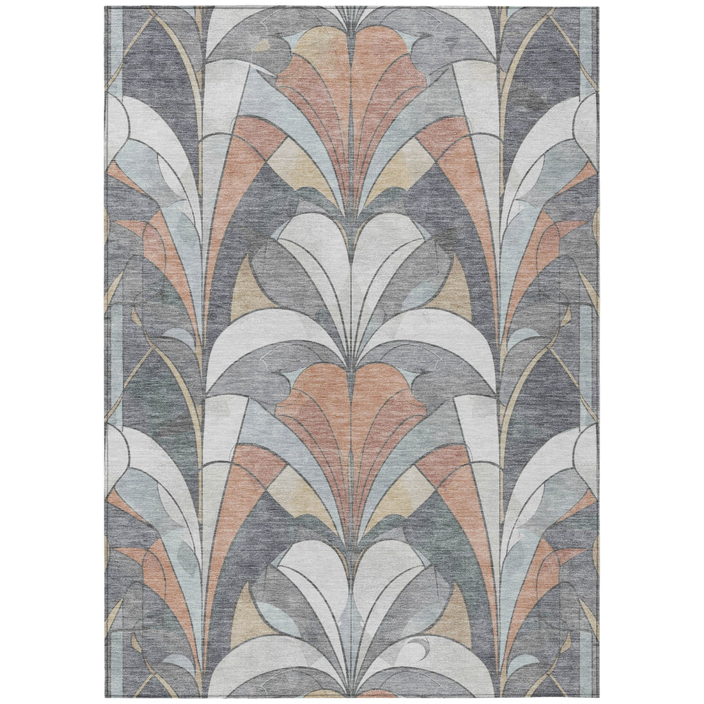 Piper Looms Chantille Modern ACN2174 Gray Machine Washable Area Rug main image