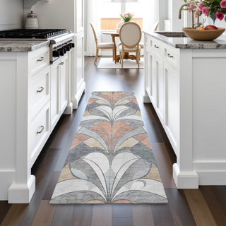 Piper Looms Chantille Modern ACN2174 Gray Machine Washable Area Rug Runner Lifestyle Image Feature