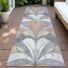 Piper Looms Chantille Modern ACN2174 Gray Machine Washable Area Rug Runner Outdoor Lifestyle Image Feature