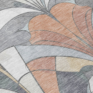 Piper Looms Chantille Modern ACN2174 Gray Machine Washable Area Rug Swatch Image