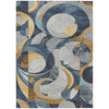 Piper Looms Chantille Geometric ACN2175 Blue Machine Washable Area Rug main image