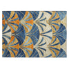 Piper Looms Chantille Geometric ACN2178 Blue Machine Washable Area Rug Scatter Main Image