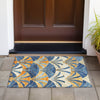 Piper Looms Chantille Geometric ACN2178 Blue Machine Washable Area Rug Scatter Outdoor Lifestyle Image Feature