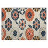 Piper Looms Chantille Floral ACN2179 Beige Machine Washable Area Rug Scatter Main Image