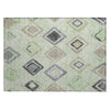 Piper Looms Chantille Geometric ACN2180 Aloe Machine Washable Area Rug Scatter Main Image