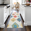 Piper Looms Chantille Geometric ACN2180 Ivory Machine Washable Area Rug Runner Lifestyle Image Feature
