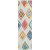 Piper Looms Chantille Geometric ACN2180 Ivory Machine Washable Area Rug Runner Main Image