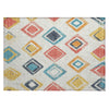 Piper Looms Chantille Geometric ACN2180 Ivory Machine Washable Area Rug Scatter Main Image
