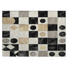 Piper Looms Chantille Geometric ACN2181 Black Machine Washable Area Rug Scatter Main Image