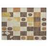 Piper Looms Chantille Geometric ACN2181 Brown Machine Washable Area Rug Scatter Main Image