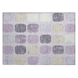 Piper Looms Chantille Geometric ACN2182 Lavender Machine Washable Area Rug Scatter Main Image