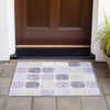 Piper Looms Chantille Geometric ACN2182 Lavender Machine Washable Area Rug Scatter Outdoor Lifestyle Image Feature