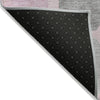 Piper Looms Chantille Geometric ACN2182 Pink Machine Washable Area Rug Backing Image