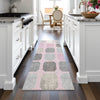 Piper Looms Chantille Geometric ACN2182 Pink Machine Washable Area Rug Runner Lifestyle Image Feature