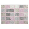 Piper Looms Chantille Geometric ACN2182 Pink Machine Washable Area Rug Scatter Main Image