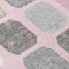 Piper Looms Chantille Geometric ACN2182 Pink Machine Washable Area Rug Swatch Image