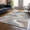 Piper Looms Chantille Swirls ACN2183 Beige Machine Washable Area Rug Lifestyle Image Feature