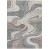Piper Looms Chantille Swirls ACN2183 Beige Machine Washable Area Rug main image