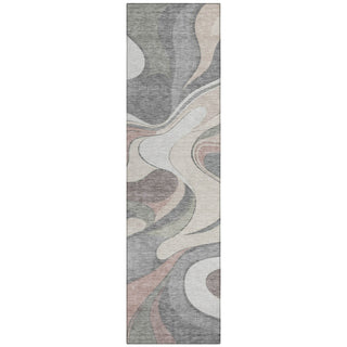 Piper Looms Chantille Swirls ACN2183 Beige Machine Washable Area Rug Runner Main Image