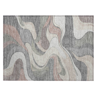 Piper Looms Chantille Swirls ACN2183 Beige Machine Washable Area Rug Scatter Main Image