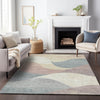 Piper Looms Chantille Swirls ACN2184 Beige Machine Washable Area Rug Lifestyle Image Feature