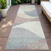 Piper Looms Chantille Swirls ACN2184 Beige Machine Washable Area Rug Runner Outdoor Lifestyle Image Feature