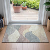 Piper Looms Chantille Swirls ACN2184 Beige Machine Washable Area Rug Scatter Lifestyle Image Feature