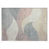 Piper Looms Chantille Swirls ACN2184 Beige Machine Washable Area Rug Scatter Main Image