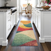 Piper Looms Chantille Swirls ACN2184 Orange Machine Washable Area Rug Runner Lifestyle Image Feature