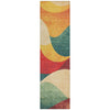 Piper Looms Chantille Swirls ACN2184 Orange Machine Washable Area Rug Runner Main Image