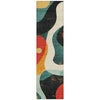 Piper Looms Chantille Swirls ACN2185 Red Machine Washable Area Rug Runner Main Image