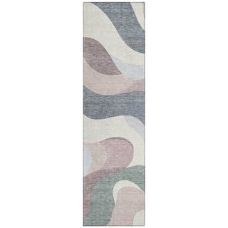 Piper Looms Chantille Swirls ACN2186 Blush Machine Washable Area Rug Runner Main Image