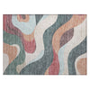 Piper Looms Chantille Swirls ACN2186 Coral Machine Washable Area Rug Scatter Main Image