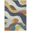 Piper Looms Chantille Swirls ACN2186 Gold Machine Washable Area Rug main image