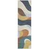 Piper Looms Chantille Swirls ACN2186 Gold Machine Washable Area Rug Runner Main Image