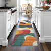 Piper Looms Chantille Swirls ACN2186 Orange Machine Washable Area Rug Runner Lifestyle Image Feature