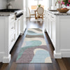 Piper Looms Chantille Swirls ACN2186 Taupe Machine Washable Area Rug Runner Lifestyle Image Feature