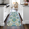 Piper Looms Chantille Global ACN2187 Aqua Machine Washable Area Rug Runner Lifestyle Image Feature