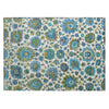 Piper Looms Chantille Global ACN2187 Aqua Machine Washable Area Rug Scatter Main Image