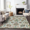 Piper Looms Chantille Global ACN2187 Coral Machine Washable Area Rug Lifestyle Image Feature