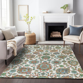 Piper Looms Chantille Global ACN2187 Coral Machine Washable Area Rug Lifestyle Image Feature