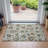 Piper Looms Chantille Global ACN2187 Coral Machine Washable Area Rug Scatter Lifestyle Image Feature