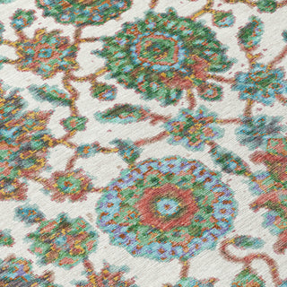 Piper Looms Chantille Global ACN2187 Coral Machine Washable Area Rug Swatch Image
