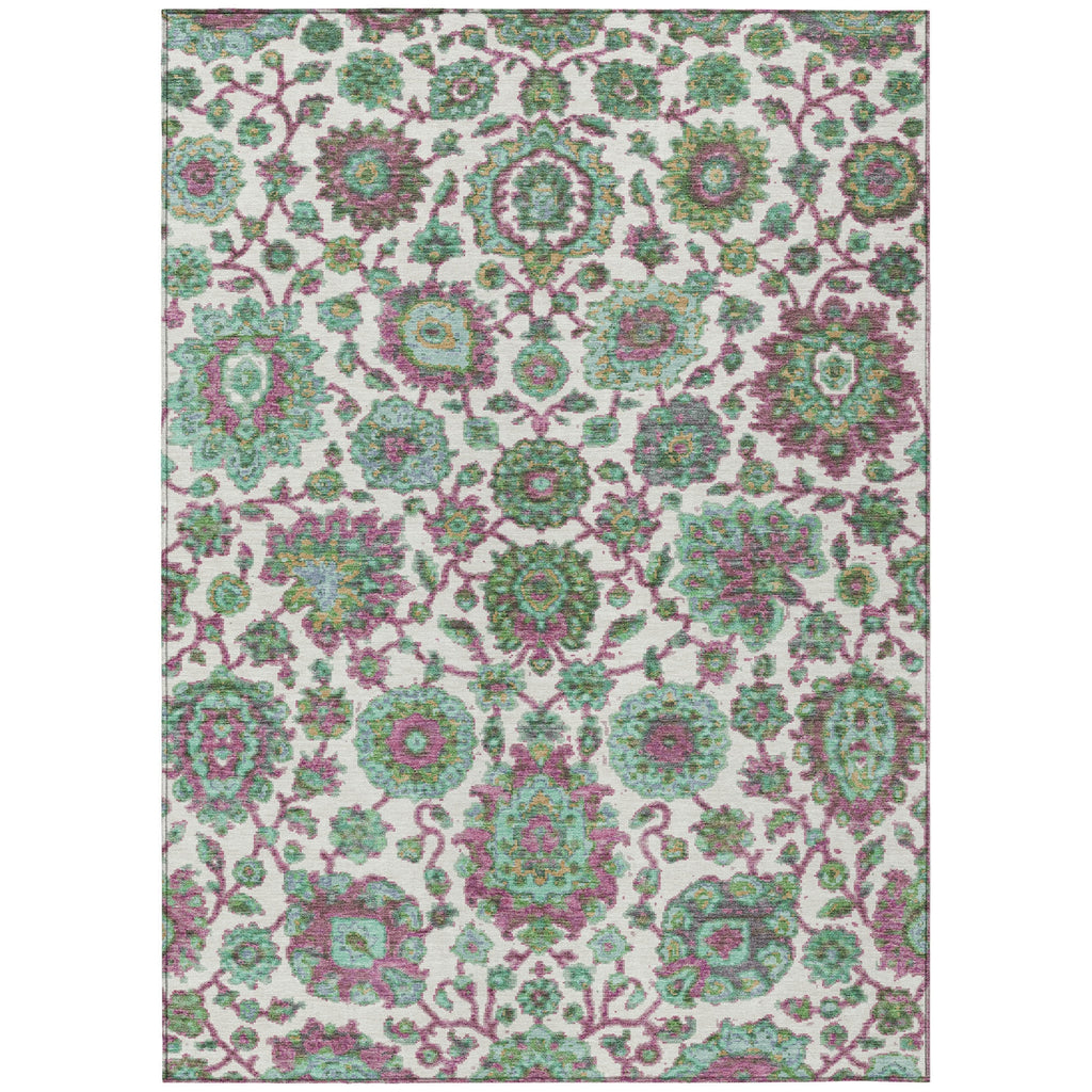 Piper Looms Chantille Global ACN2187 Mint Machine Washable Area Rug main image