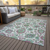 Piper Looms Chantille Global ACN2187 Mint Machine Washable Area Rug Outdoor Lifestyle Image Feature