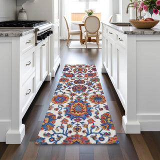Piper Looms Chantille Global ACN2187 Red Machine Washable Area Rug Runner Lifestyle Image Feature