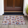 Piper Looms Chantille Global ACN2187 Red Machine Washable Area Rug Scatter Outdoor Lifestyle Image Feature