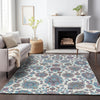 Piper Looms Chantille Global ACN2187 Teal Machine Washable Area Rug Lifestyle Image Feature