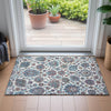 Piper Looms Chantille Global ACN2187 Teal Machine Washable Area Rug Scatter Lifestyle Image Feature