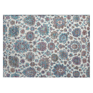Piper Looms Chantille Global ACN2187 Teal Machine Washable Area Rug Scatter Main Image